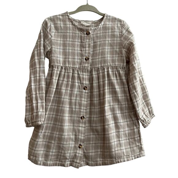 Firsts by Petit Lem plaid flannel dress (24m) - Picture 1 of 10